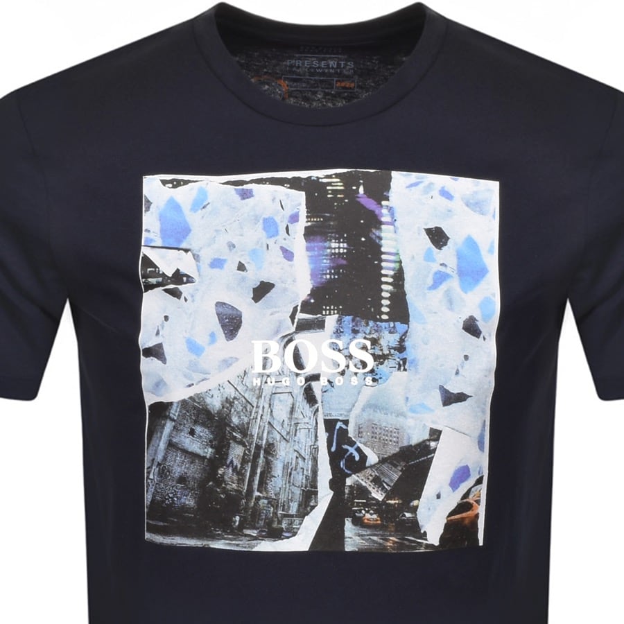 Alternative Image for ProductBOSS Tomio 5 T Shirt Navy2